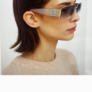 CHANEL Swarovski Crystal  Women's Sunglasses